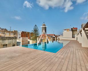 Swimming pool of Duplex for sale in L'Hospitalet de Llobregat  with Air Conditioner, Heating and Parquet flooring