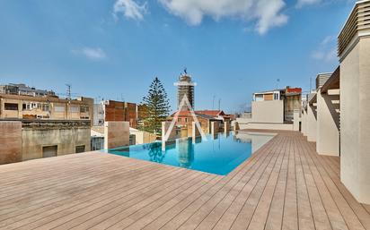 Swimming pool of Duplex for sale in L'Hospitalet de Llobregat  with Air Conditioner, Heating and Parquet flooring