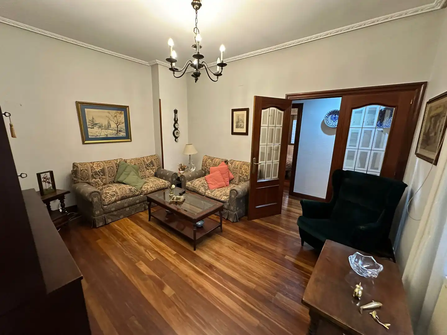 Living room of Flat for sale in Bilbao   with Oven, Washing machine and Balcony