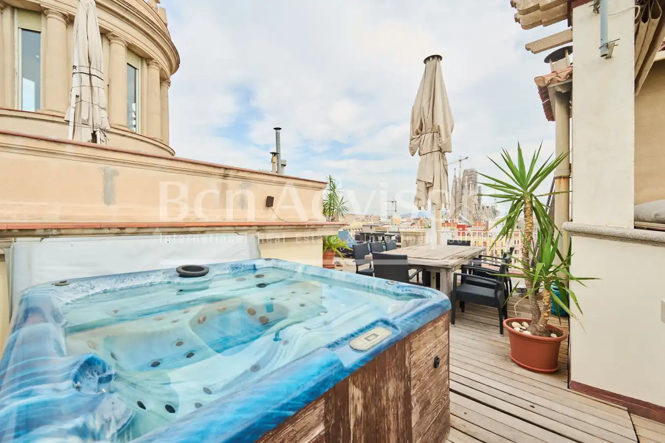 Terrace of Attic for sale in Barcelona  with Air Conditioner, Heating and Parquet flooring