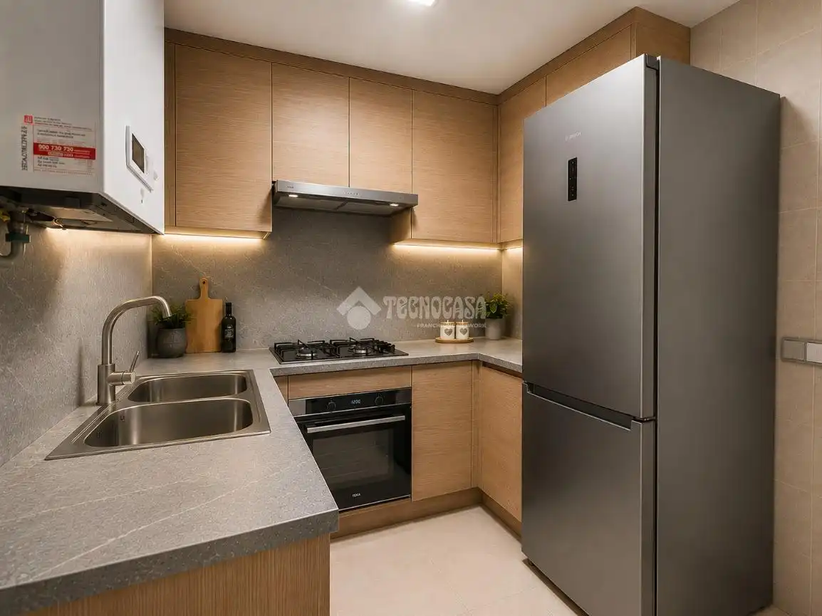 Cocina de Piso en venta en L'Hospitalet de Llobregat con Parquet y Alarma
