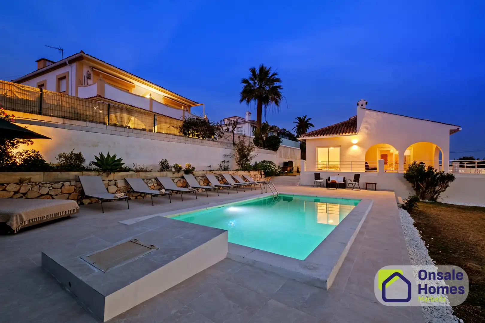 Exterior view of Houses for sale in Marbella  with Air Conditioner, Private garden and Terrace