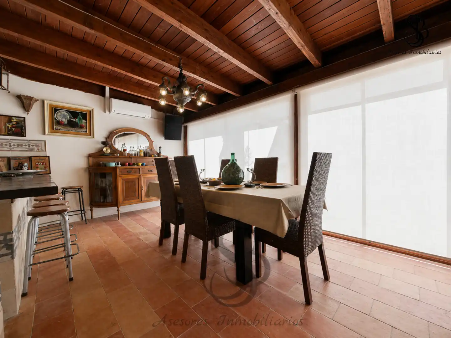 Comedor de Ático en venta en San Vicente del Raspeig / Sant Vicent del Raspeig con Aire acondicionado, Calefacción y Parquet