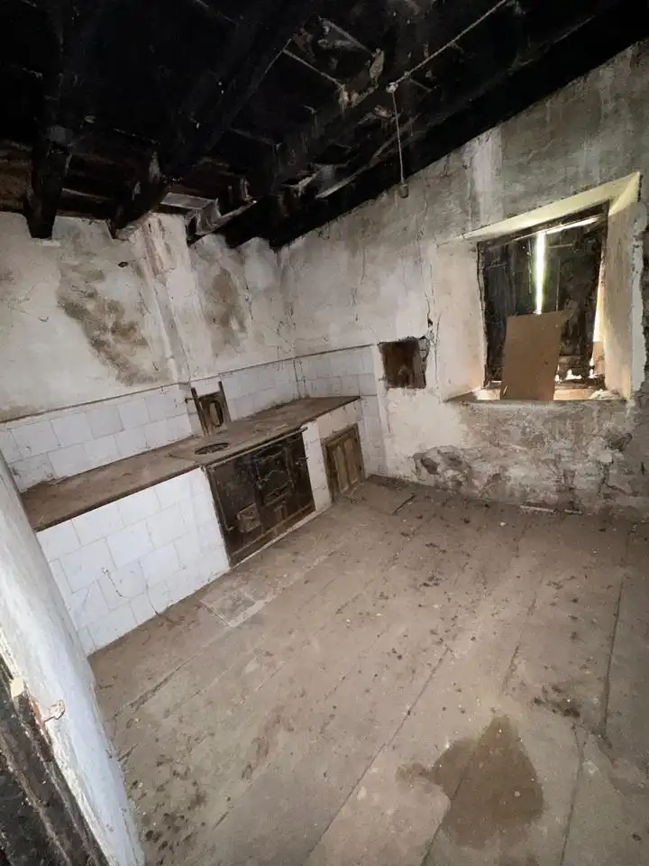 Cocina de Finca rústica en venta en Anievas