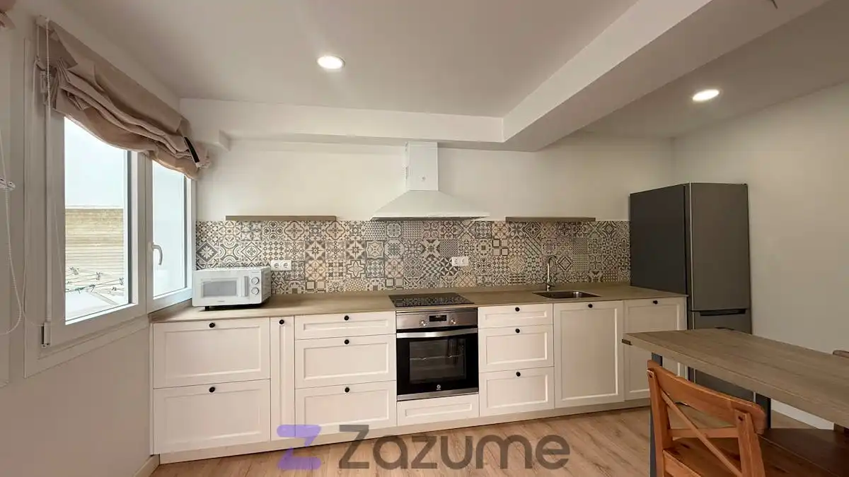 Cocina de Piso de alquiler en Cartagena con Aire acondicionado, Calefacción y Parquet
