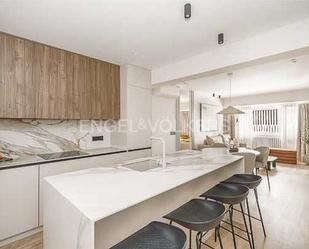 Kitchen of Apartment for sale in  Madrid Capital  with Air Conditioner, Heating and Furnished