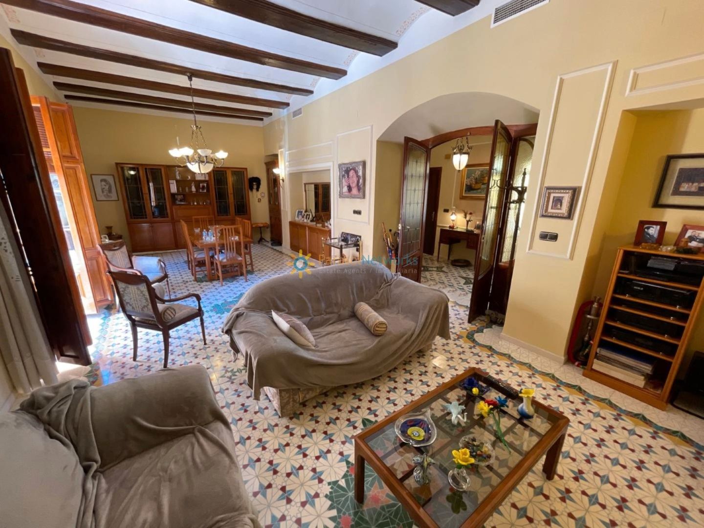 Sala d'estar de Finca rústica en venda en Xàtiva amb Aire condicionat, Calefacció i Jardí privat