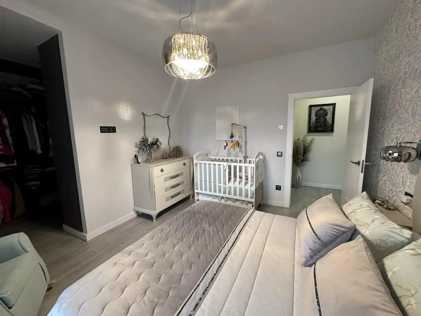 Habitación de Casa o chalet en venta en Arenas de San Juan  con Aire acondicionado, Calefacción y Jardín privado