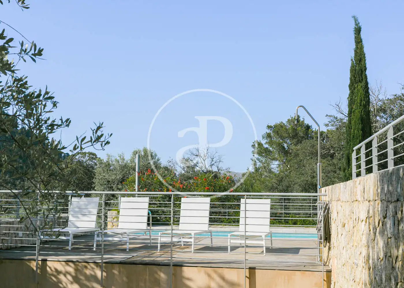 Swimming pool of Houses for rent in Pollença  with Air Conditioner, Heating and Private garden