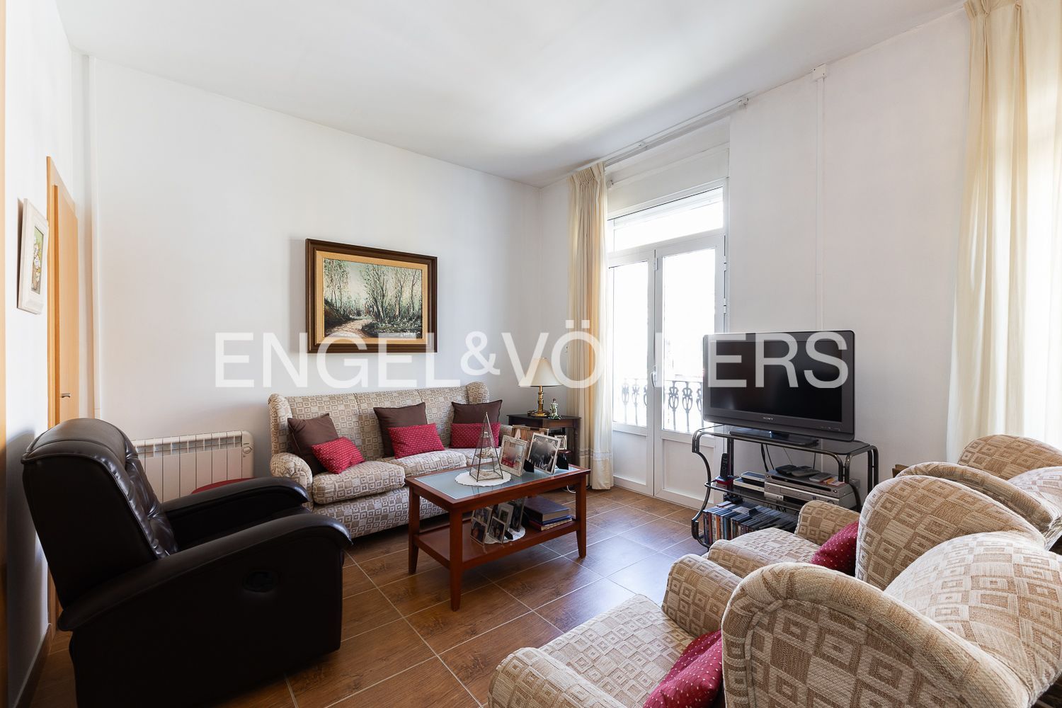 Sala de estar de Piso en venta en  Valencia Capital con Calefacción y Balcón