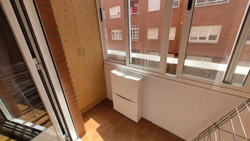 Schlafzimmer von Wohnung zum Verkauf in San Andrés del Rabanedo mit Heizung, Privatgarten und Parkett