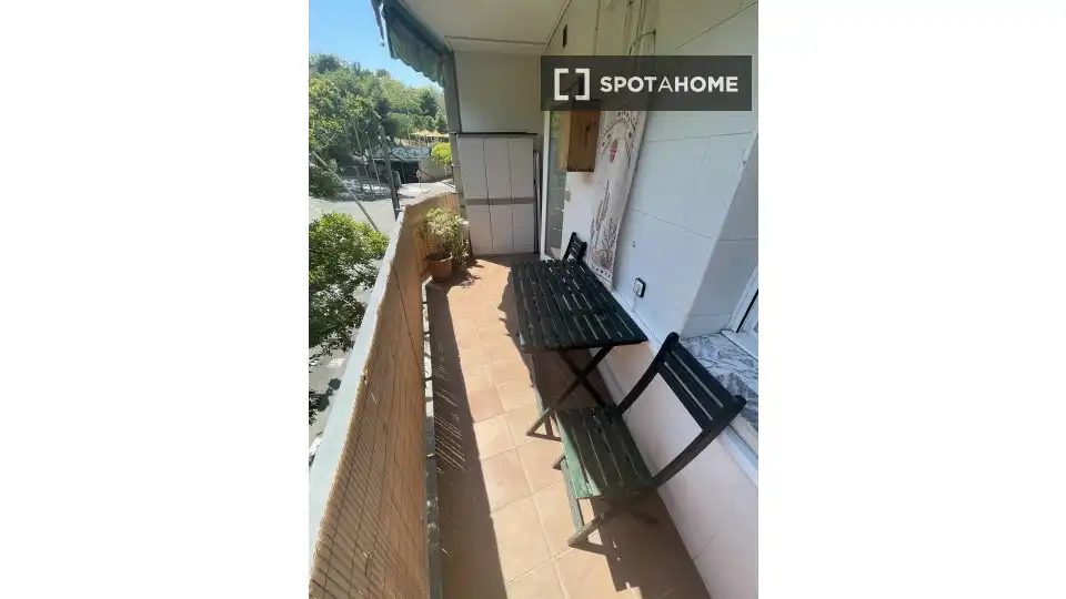 Terrasse von Wohnung zur Miete in Barcelona mit Klimaanlage, Heizung und Möbliert