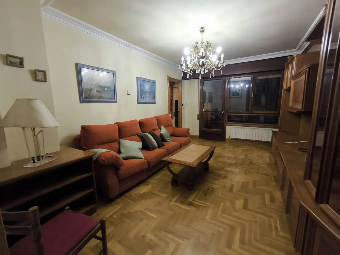 Sala de estar de Piso en venta en Barakaldo  con Calefacción, Jardín privado y Amueblado