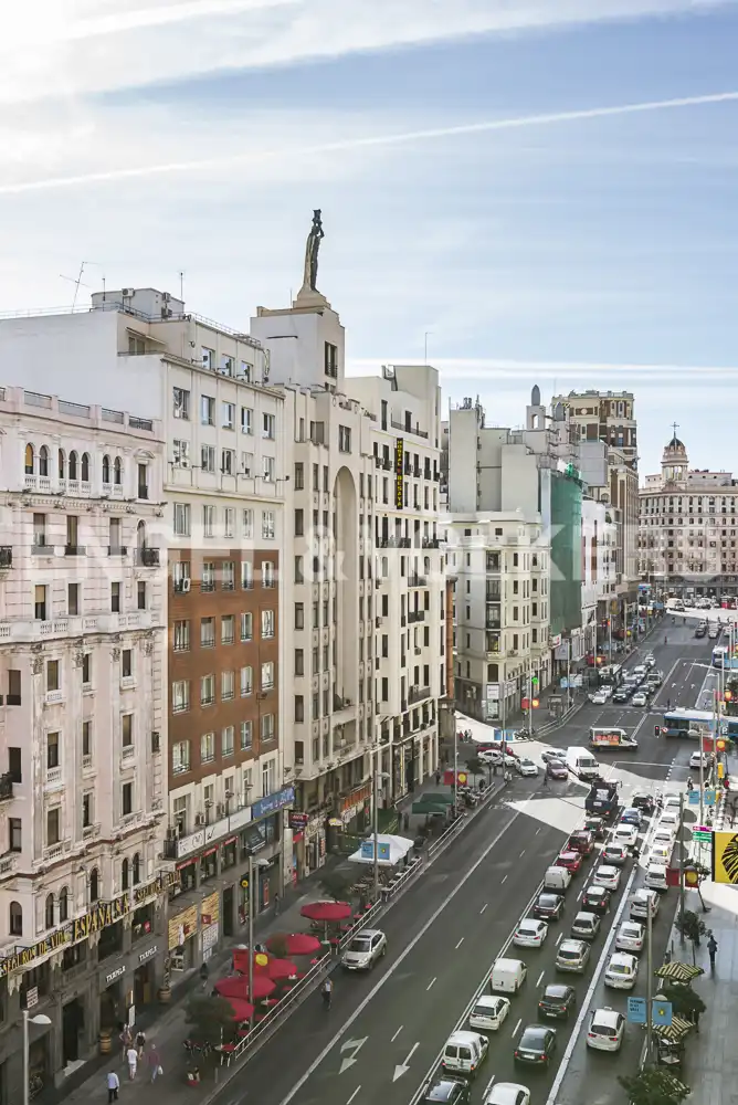 Exterior view of Flat for rent in Madrid  with Air Conditioner, Heating and Furnished