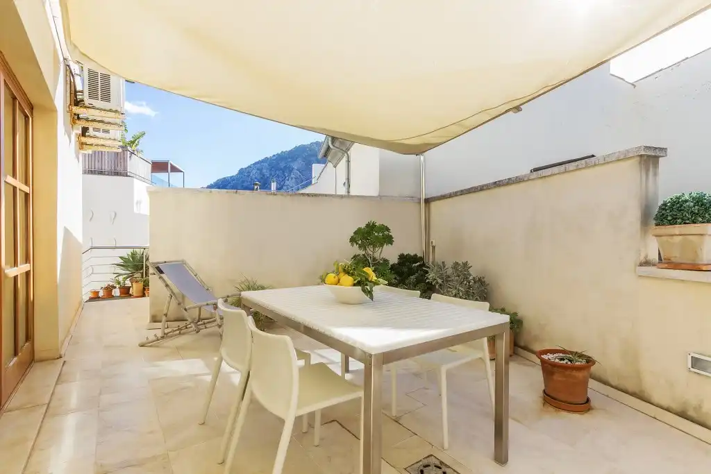 Terrace of Country homes for sale in Pollença  with Air Conditioner, Heating and Private garden