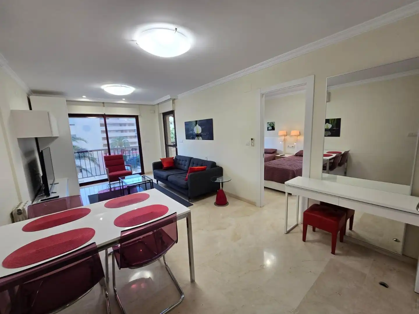 Living room of Apartments for rent in L'Alfàs del Pi  with Air Conditioner, Heating and Terrace