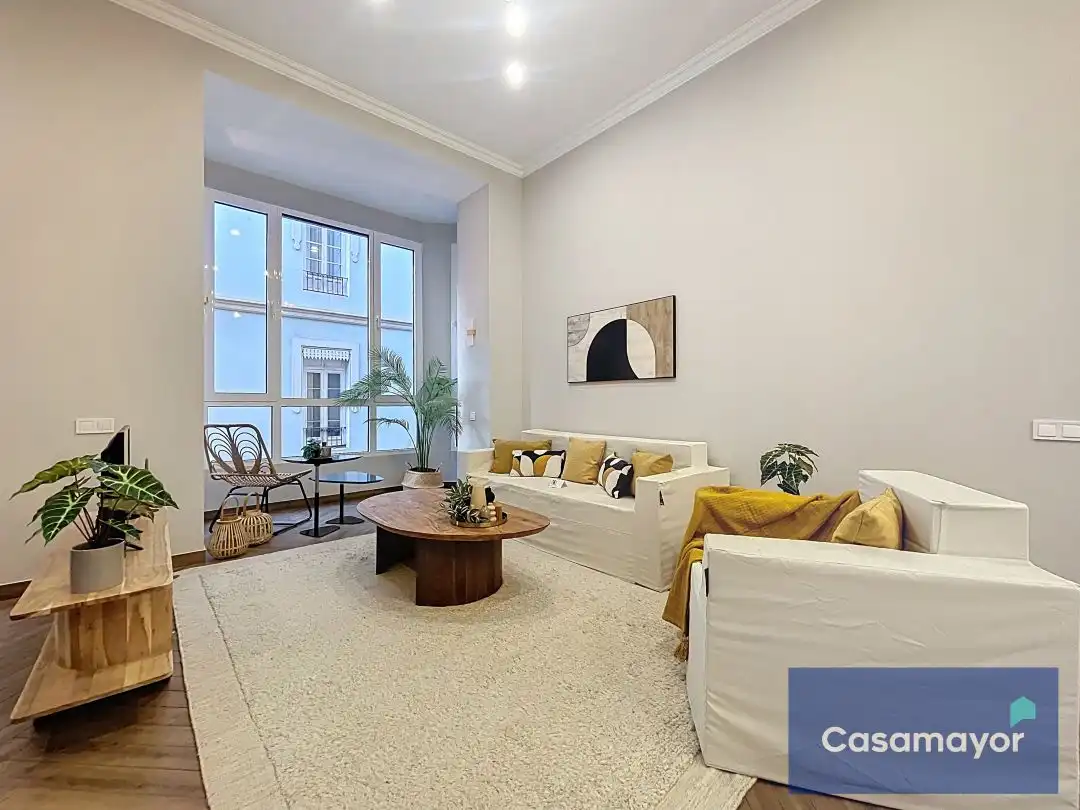 Wohnzimmer von Wohnung zum Verkauf in Alicante / Alacant mit Klimaanlage, Heizung und Balkon