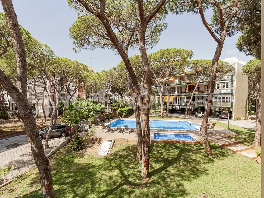 Garden of Flat for rent in Gavà  with Air Conditioner, Heating and Private garden