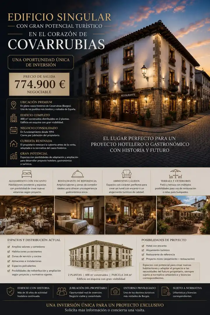 Edificio en venta en Covarrubias