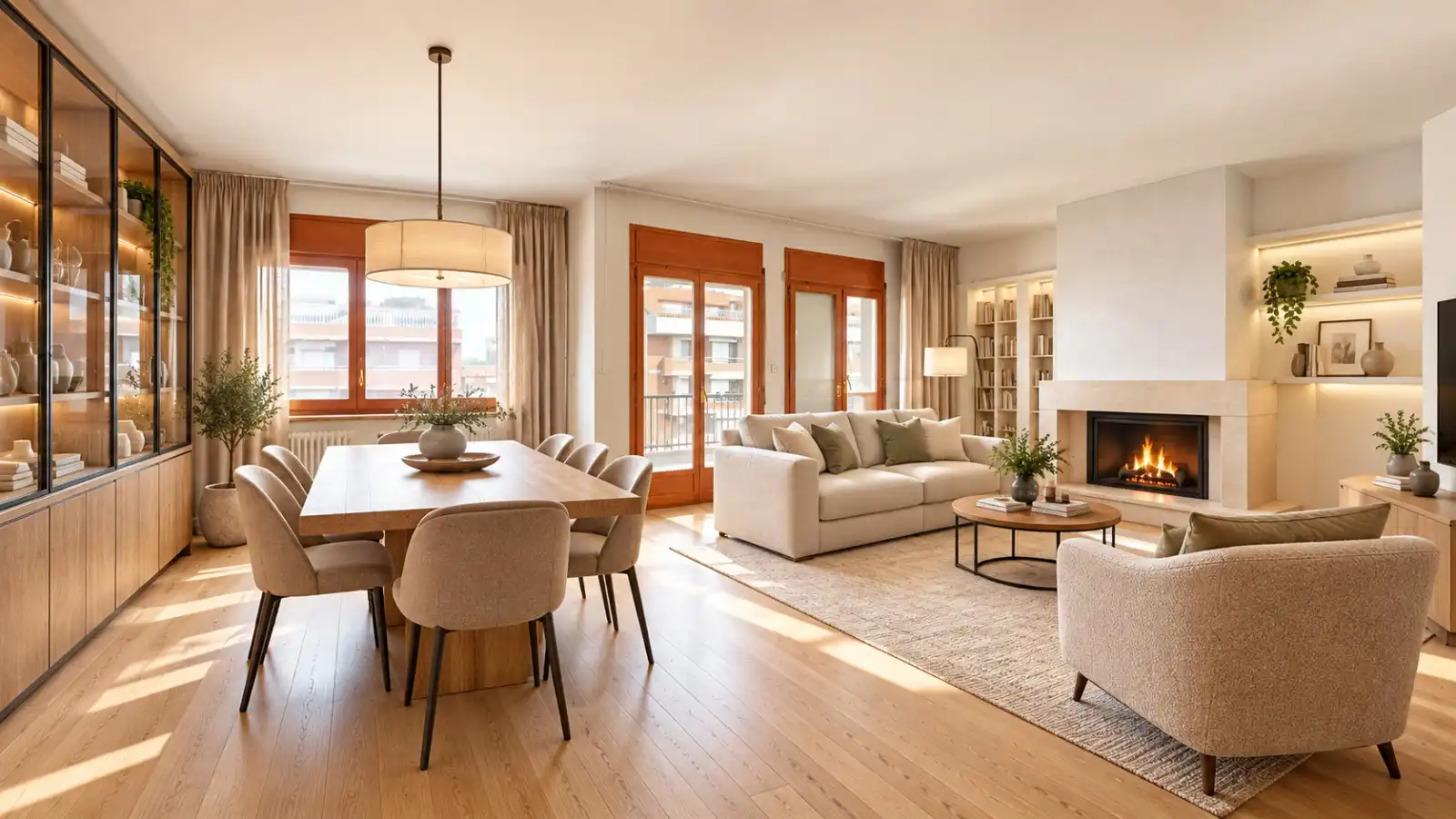 Sala de estar de Piso en venta en Sabadell con Aire acondicionado, Calefacción y Terraza