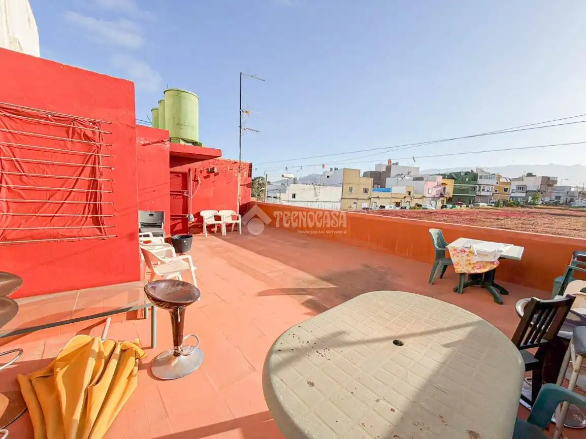Terraza de Casa adosada en venta en Telde con Amueblado