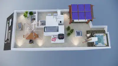 Penthouse mit Aufzug zum Verkauf in Centro ciudad, imagen 49