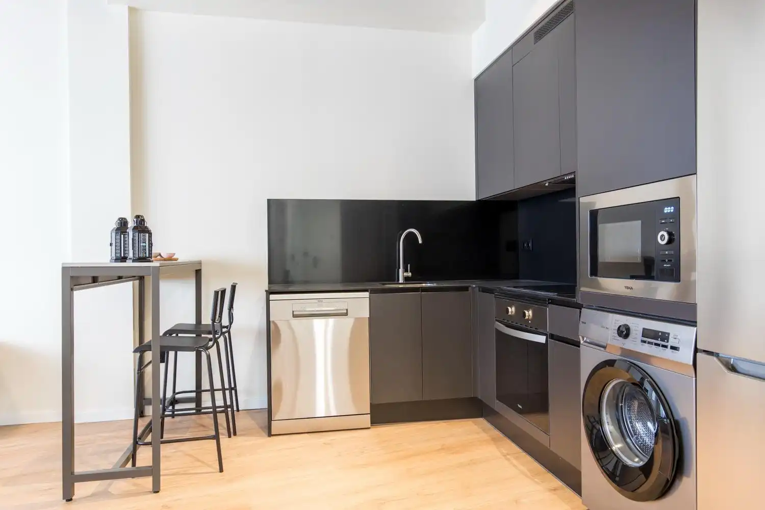 Cocina de Piso de alquiler en Zaragoza con Aire acondicionado, Calefacción y Parquet