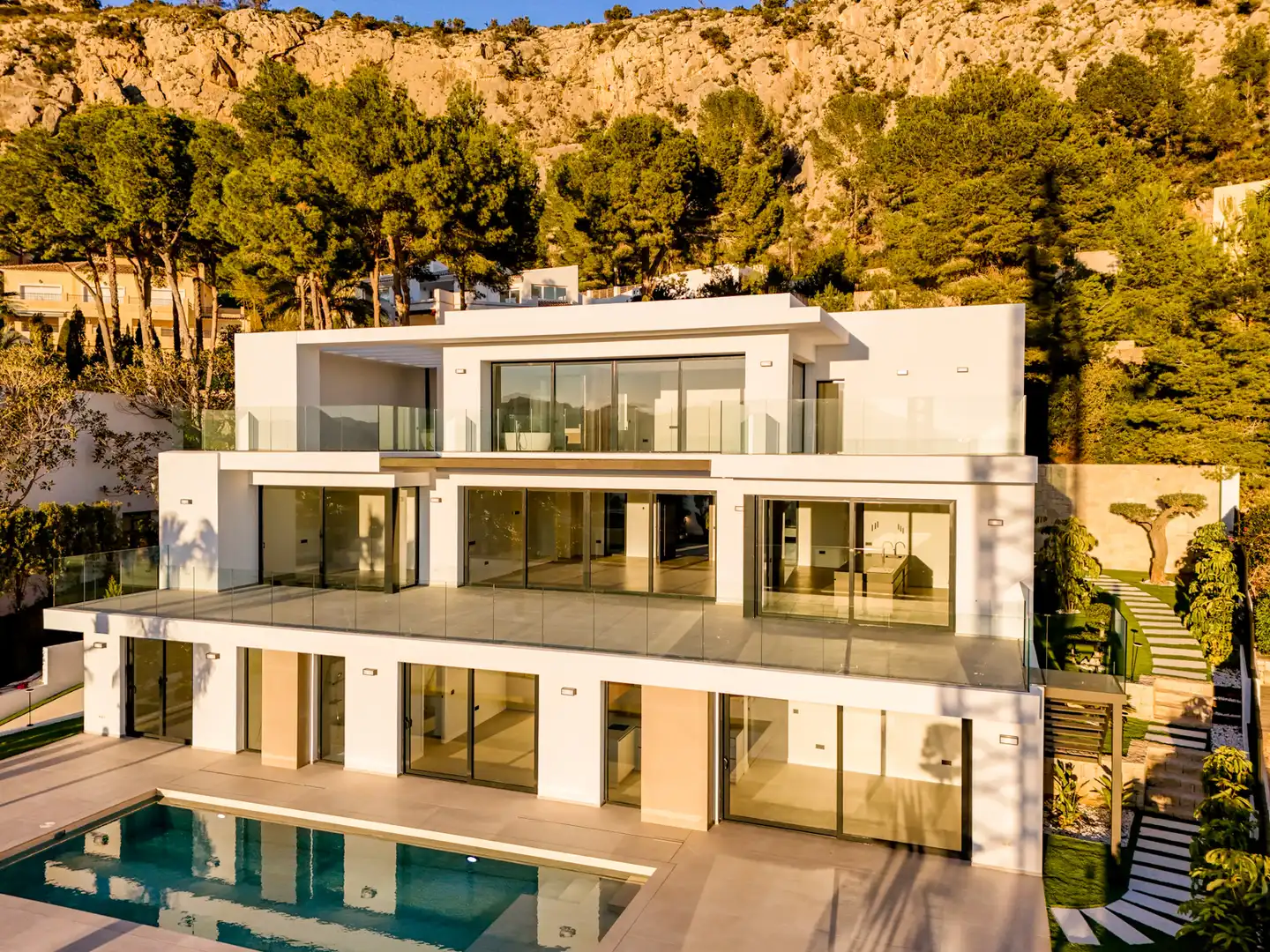 Vista exterior de Casa o chalet en venta en Altea con Aire acondicionado, Calefacción y Jardín privado