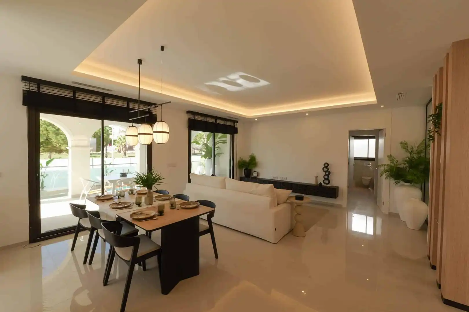 Sala de estar de Casa o chalet en venta en Rojales con Jardín privado, Terraza y Piscina