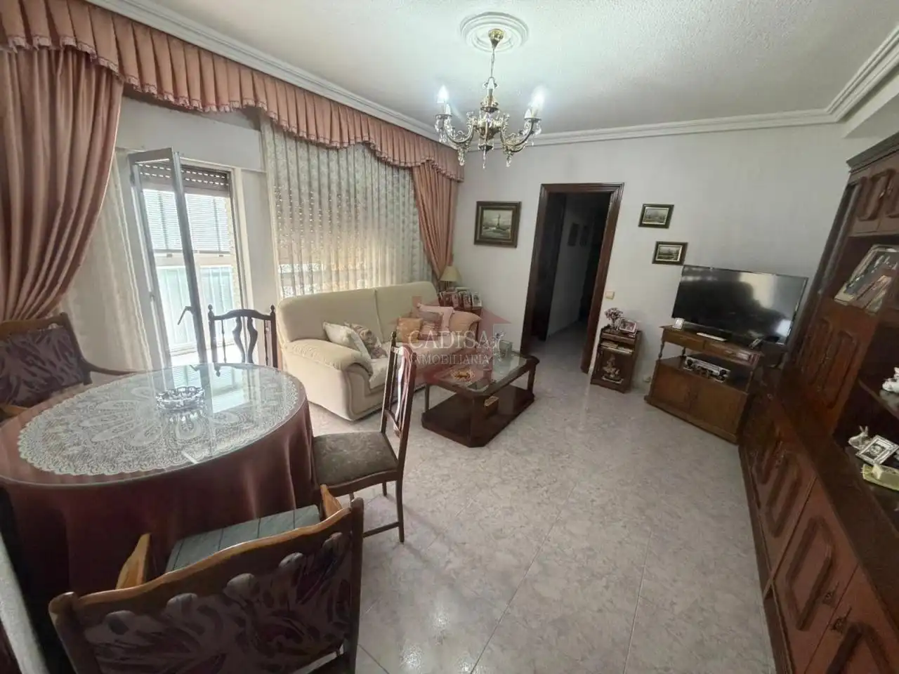 Sala de estar de Piso en venta en Salamanca con Calefacción, Amueblado y Balcón