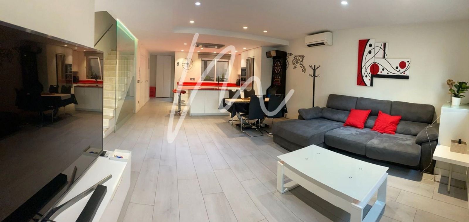 Sala de estar de Casa o chalet de alquiler en Puçol con Aire acondicionado, Jardín privado y Terraza