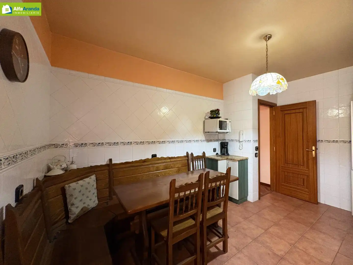 Kitchen of Flat for sale in Aranda de Duero  with Heating, Parquet flooring and Terrace