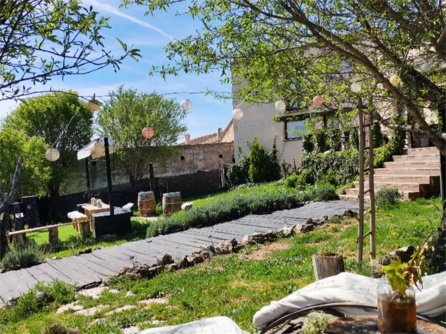 Terrassa de Pis en venda en Sepúlveda amb Jardí privat i Moblat