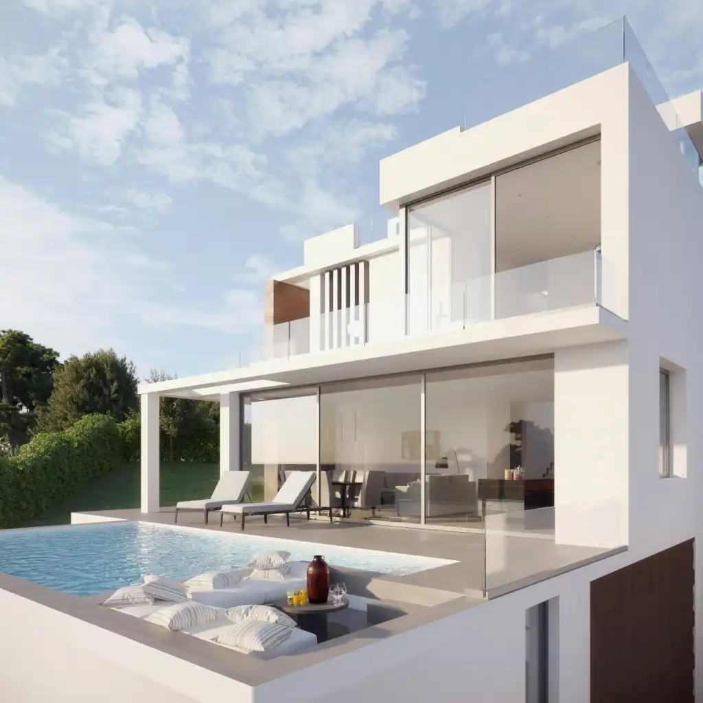 Chalet con piscina en venta en Estepona Pueblo