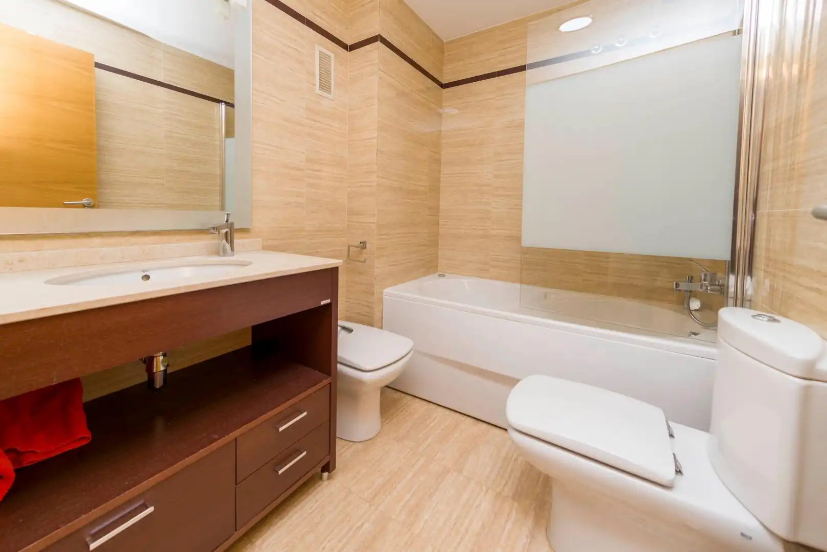 Bathroom of Attic for sale in Castellón de la Plana / Castelló de la Plana  with Air Conditioner, Heating and Terrace