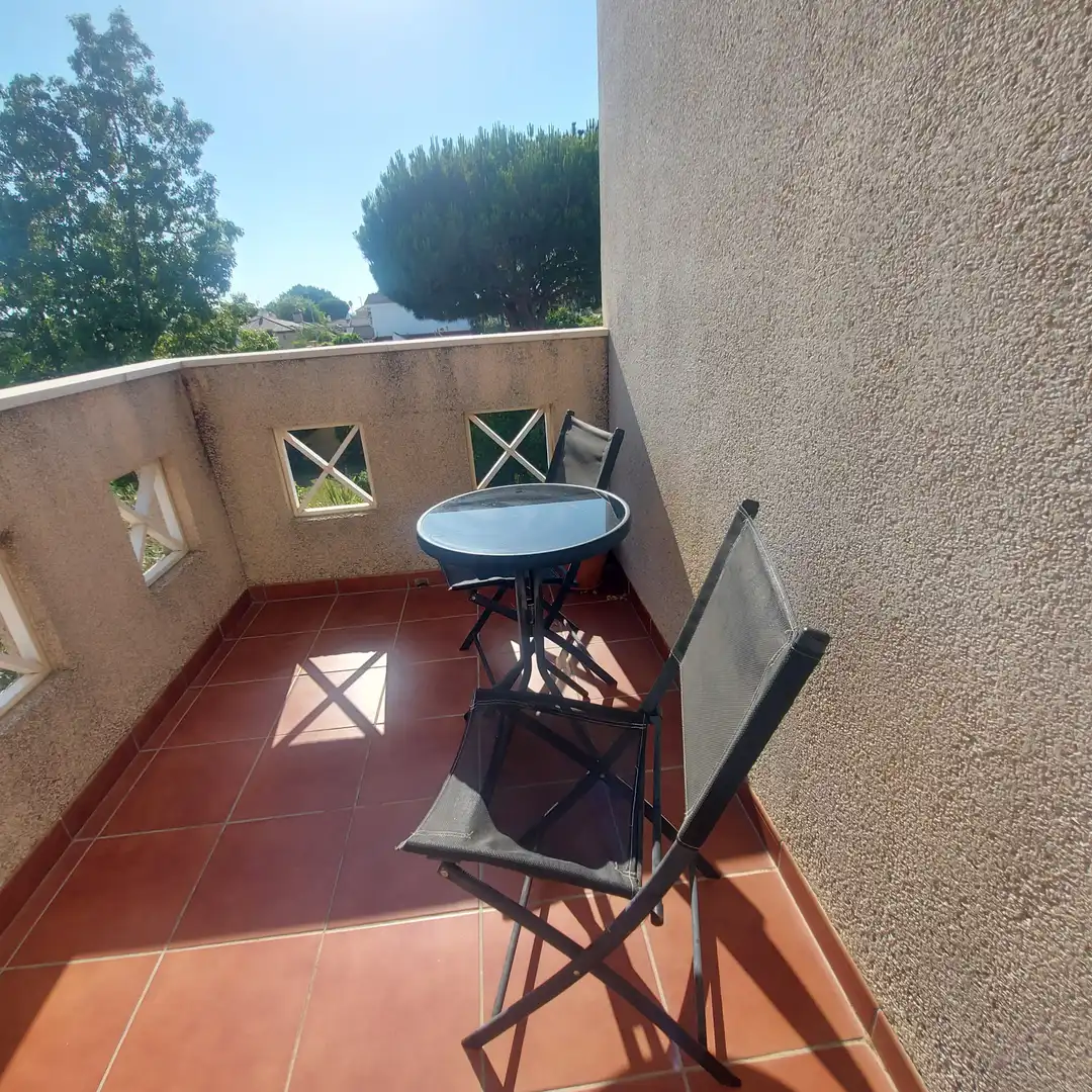 Terrassa de Casa o xalet de lloguer en Chiclana de la Frontera amb Piscina, Moblat i Es permeten mascotes