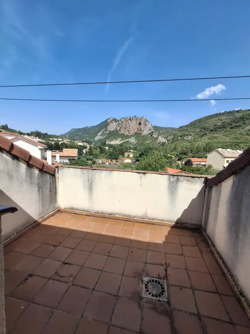 Terrassa de Casa adosada en venda en Torrecilla En Cameros amb Calefacció, Parquet i Terrassa