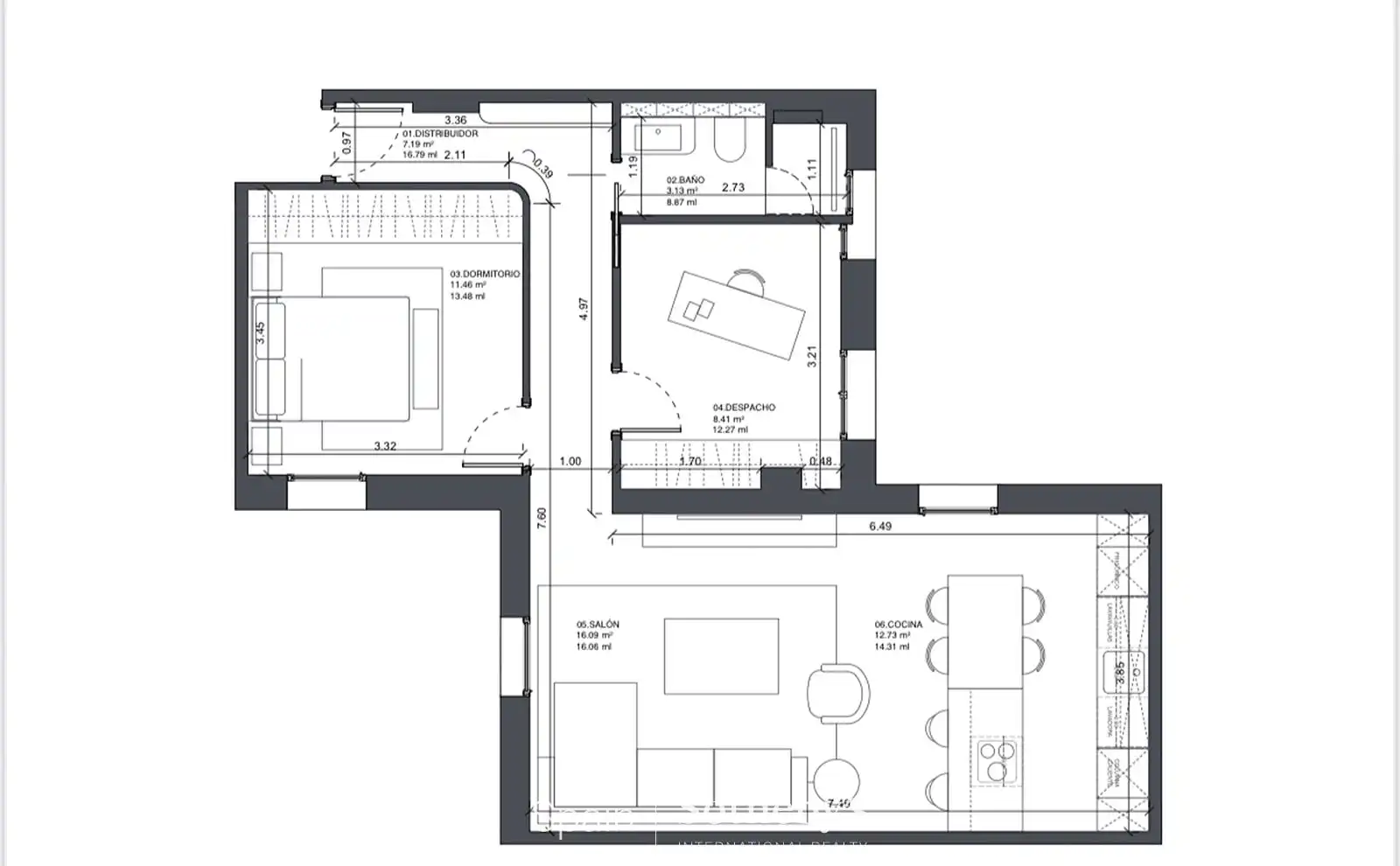Appartement compact avec ascenseur à vendre à Calle de Columela, imagen 44
