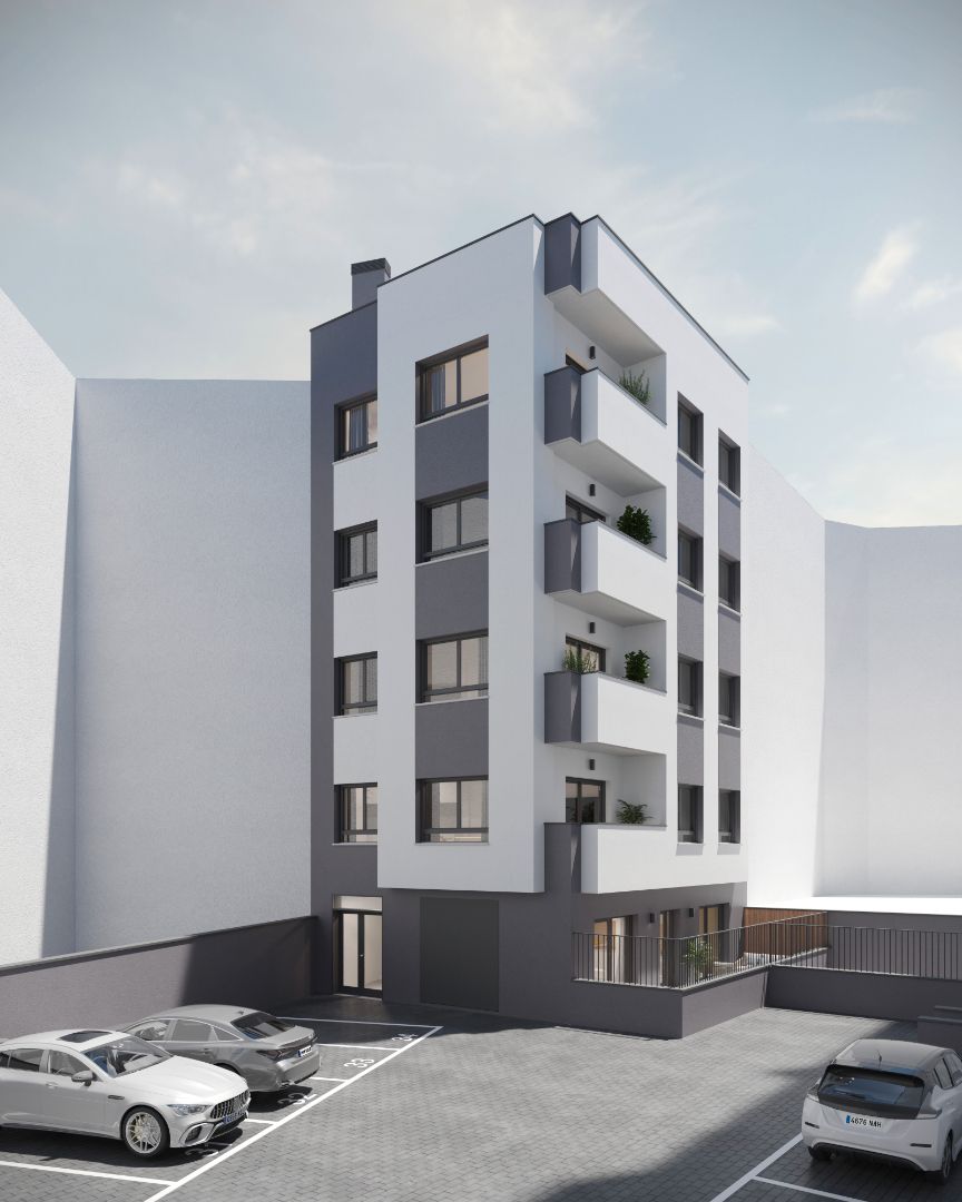 Exterior view of Flat for sale in Móstoles  with Heating, Terrace and Community pool