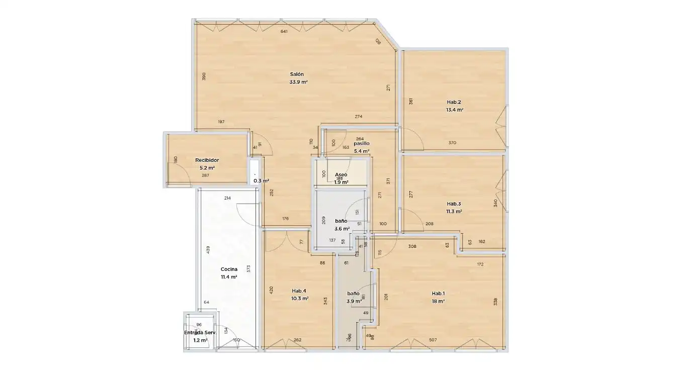 Wohnung mit Aufzug zum Verkauf in Rodríguez Arias Kalea, imagen 16