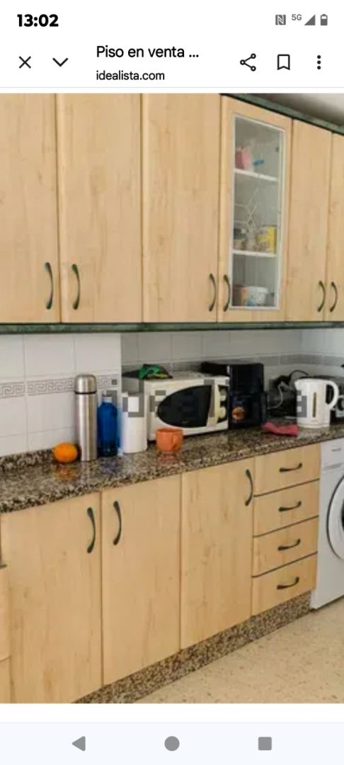 Kitchen of Flat for sale in Cáceres Capital  with Air Conditioner and Furnished