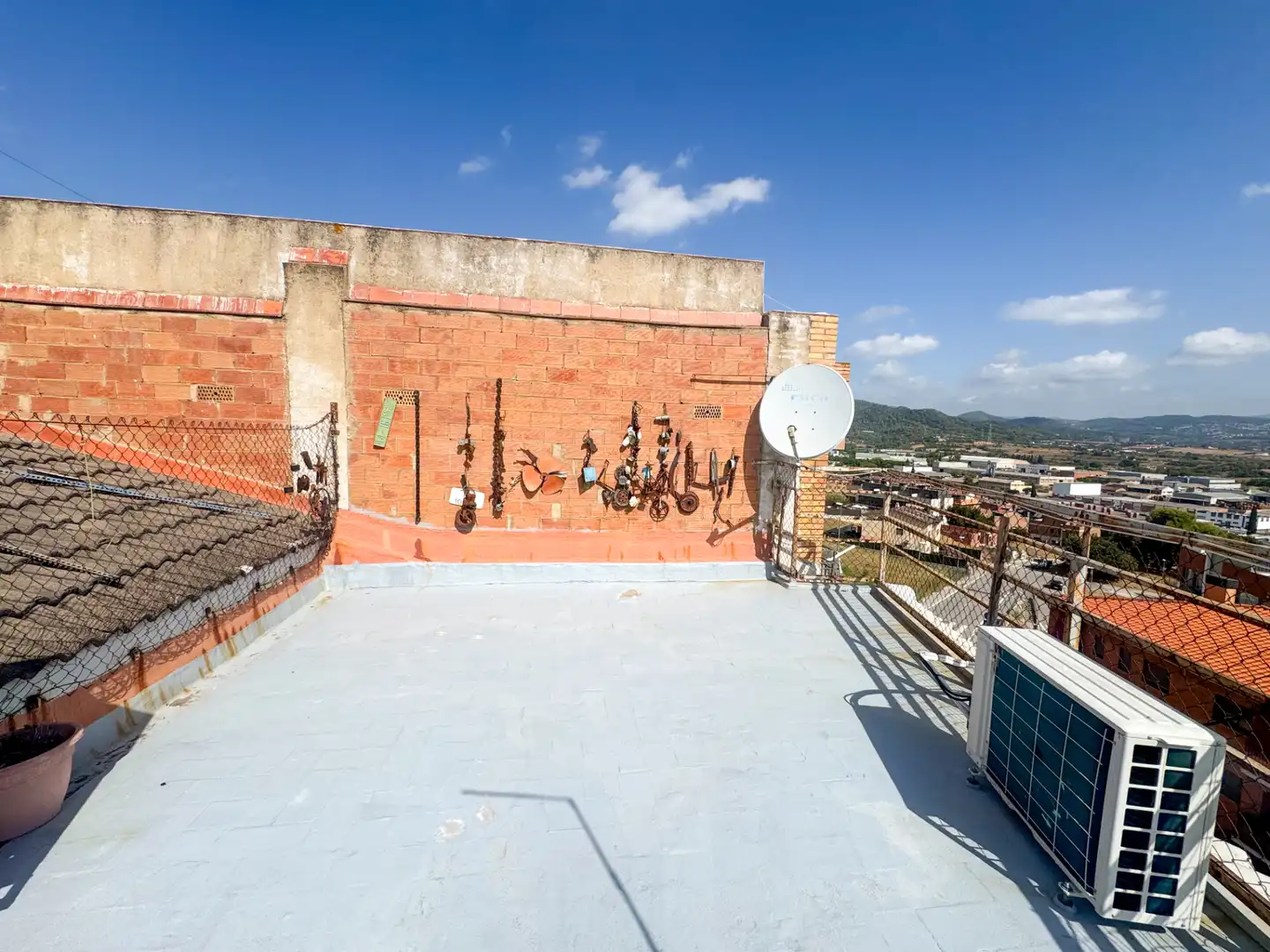 Terrace of Flat for sale in Sentmenat  with Air Conditioner, Heating and Parquet flooring