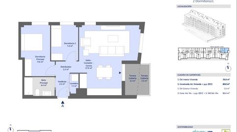 Photo 2 from new construction home in Flat for sale in C/carrasco I Fomriguera, 8, La Bordeta, Lleida