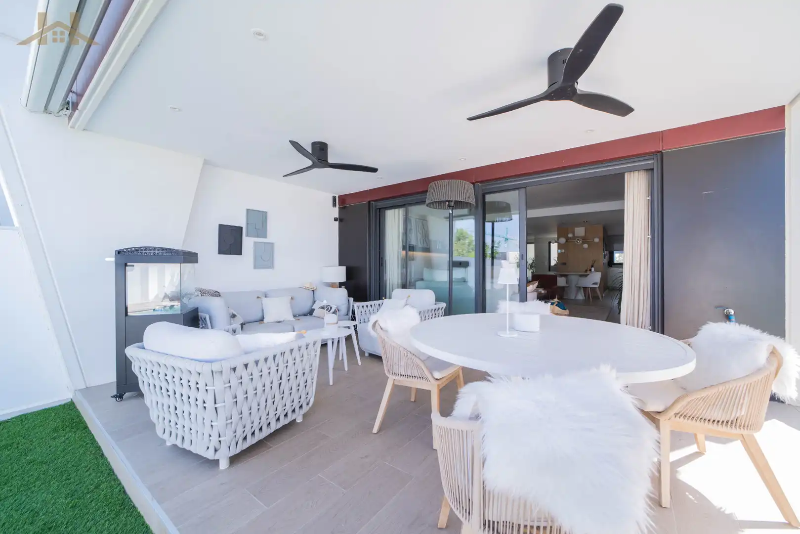 Terrassa de Casa o xalet en venda en Boadilla del Monte amb Calefacció, Jardí privat i Parquet