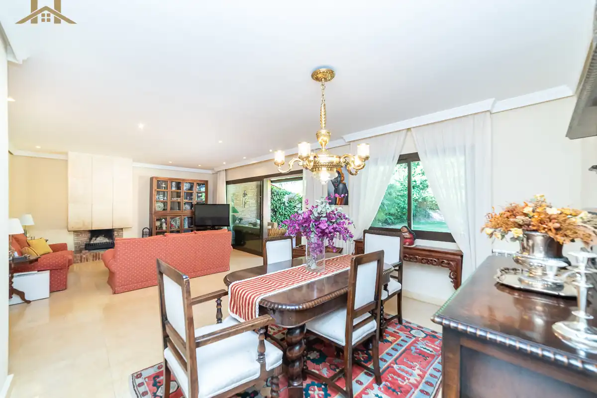Dining room of Detached homes for sale in Villanueva del Pardillo  with Air Conditioner, Heating and Private garden