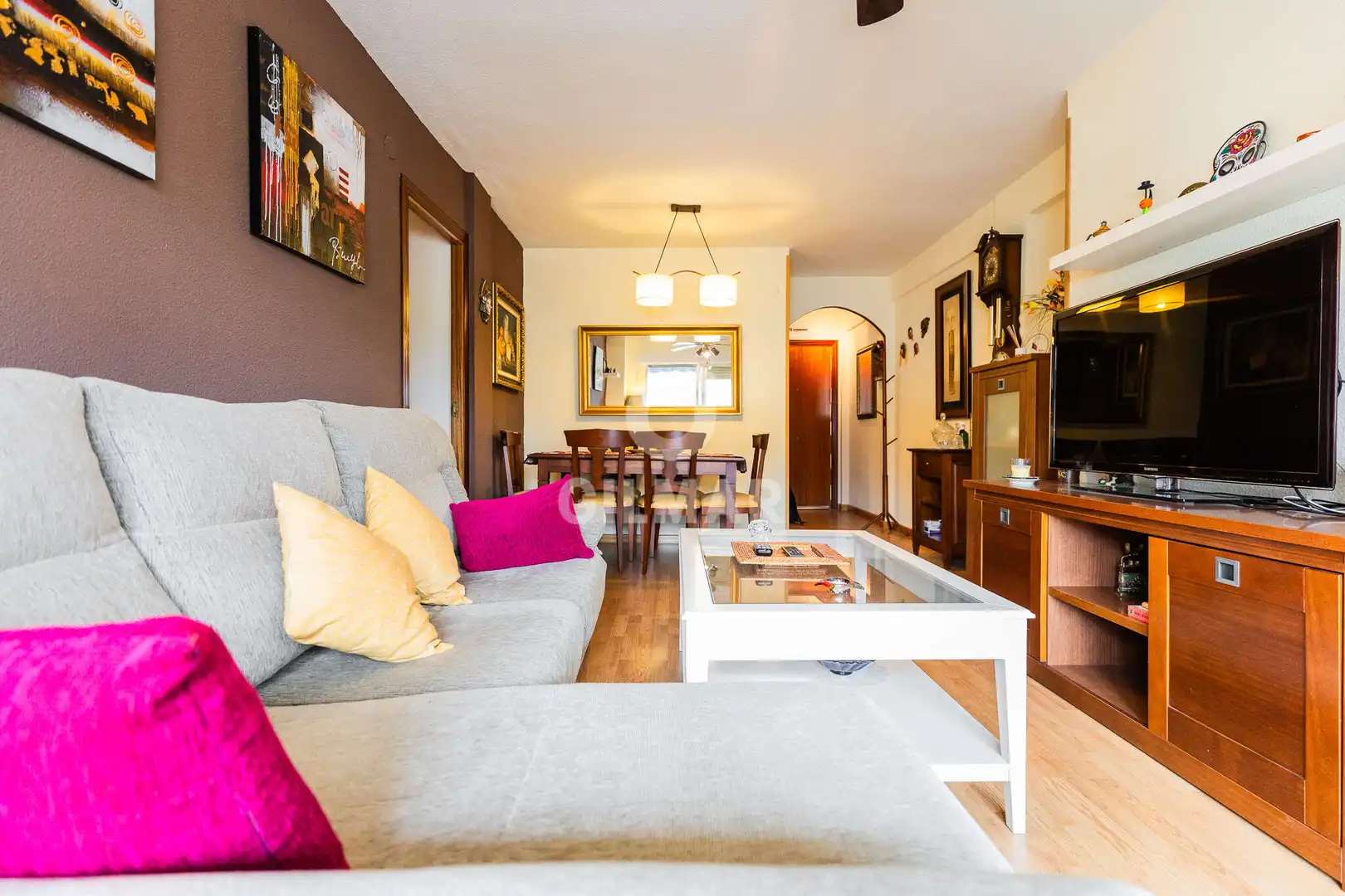Sala de estar de Piso en venta en Guadarrama con Calefacción, Jardín privado y Piscina