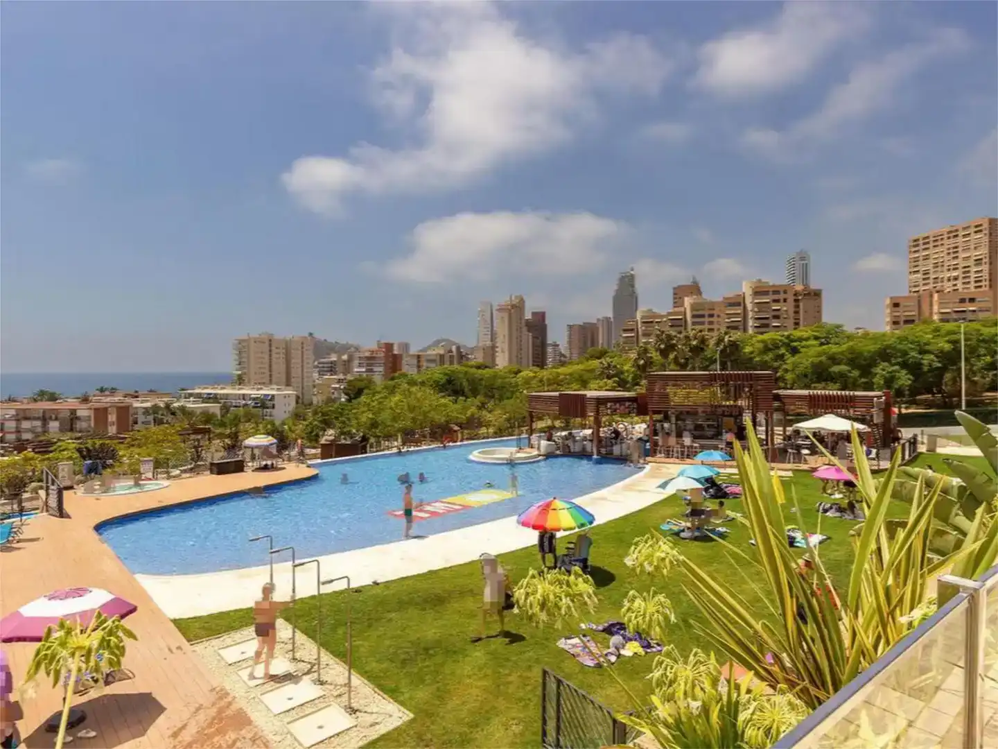 Piscina de Apartamento de alquiler en Polop con Aire acondicionado, Parquet y Piscina