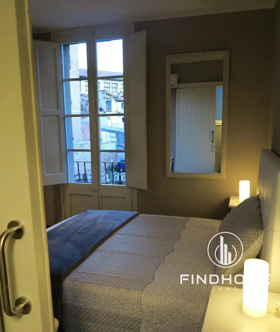 Bedroom of Flat for sale in Olot  with Air Conditioner, Heating and Terrace