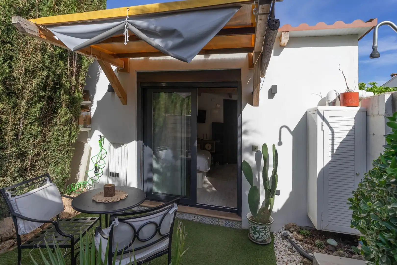 Terrace of Detached homes for rent in Riogordo  with Air Conditioner, Private garden and Terrace