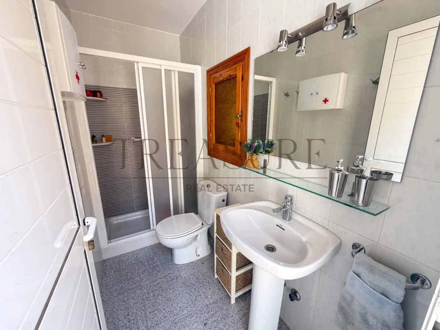 Baño de Casa adosada en venta en Mazarrón con Aire acondicionado, Calefacción y Terraza